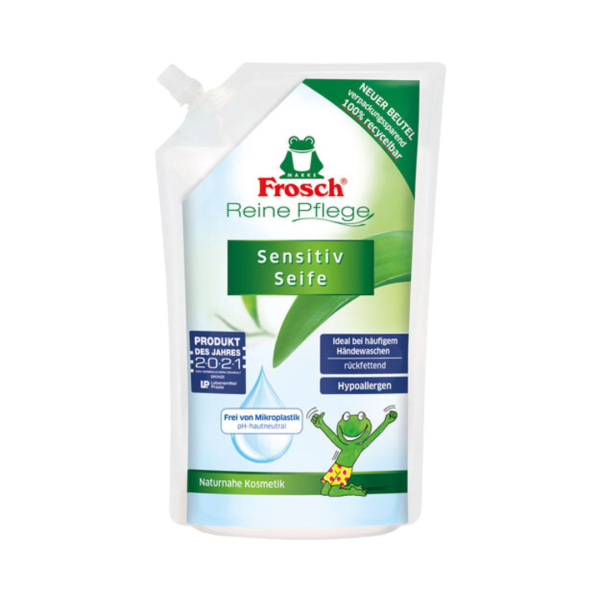 Frosch Reine Pflege Sensitiv­Seife, Nachfüllbeutel (ohne Pumpe) 1 Stück